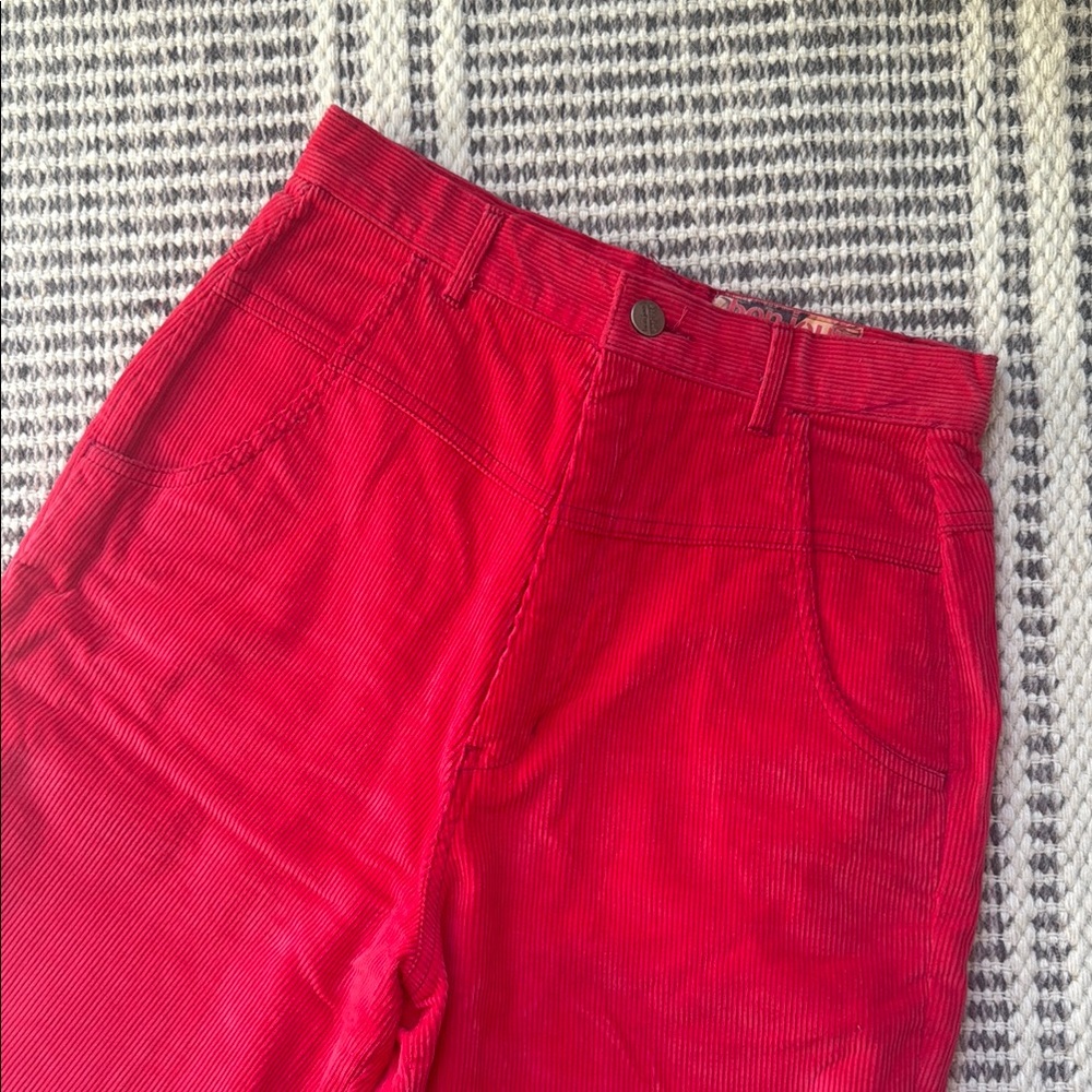 Vintage Red Corduroy Pants